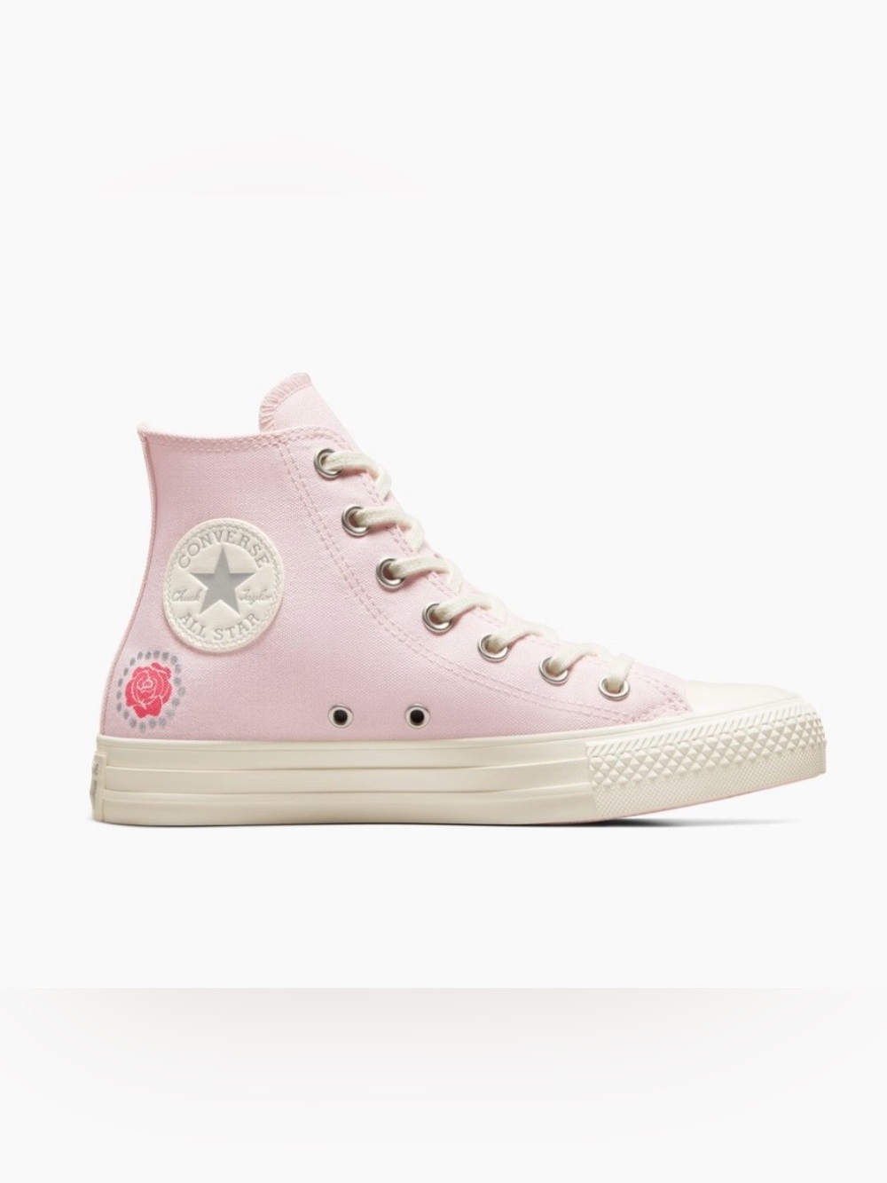 Pink High-Top Canvas Converse